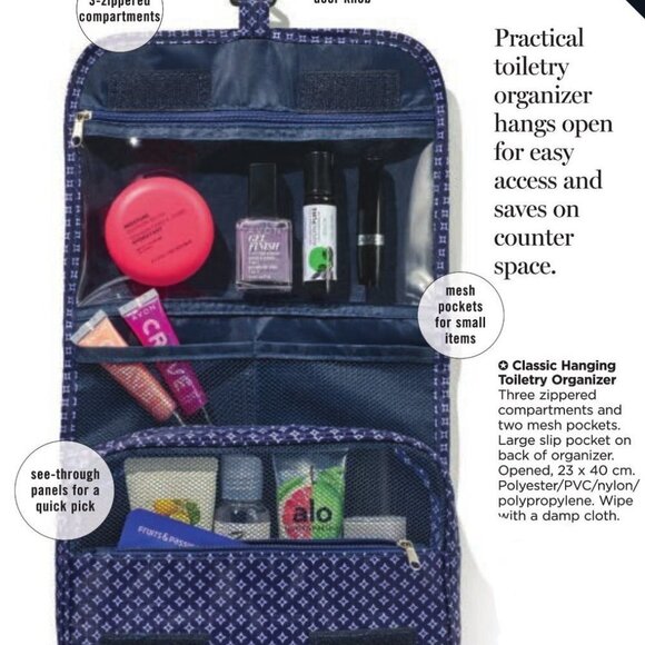 Avon Hanging Toiletry Organizer - Picture 2 of 6